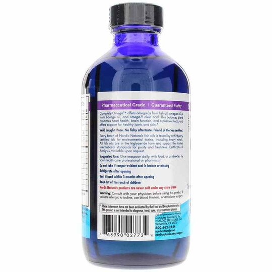 Complete Omega Liquid Lemon, NRN